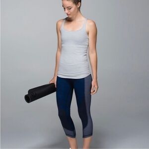 Lululemon Wunder Under Crop Sashiko‎ Legging RARE